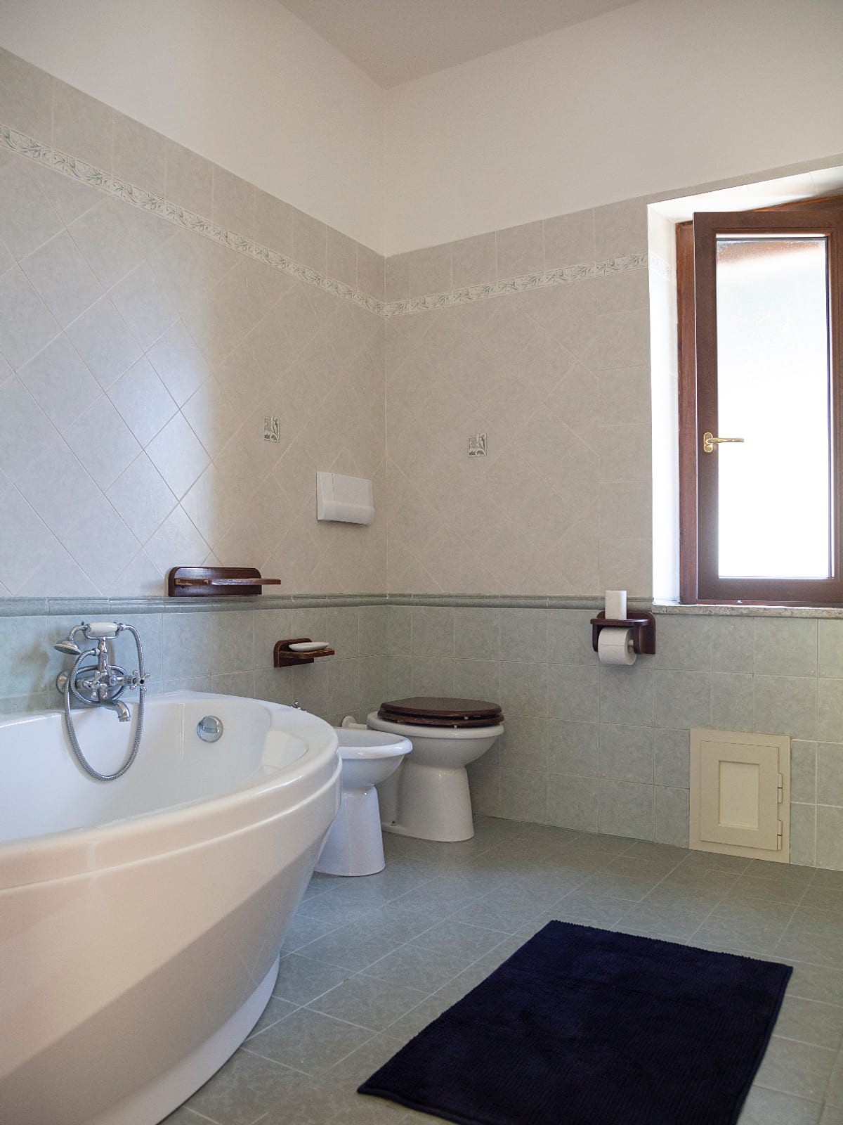 Bagno con vasca tonda